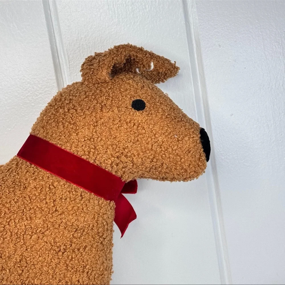 NEW Target Bullseye Playground Gingerbread Dog Christmas Pillow